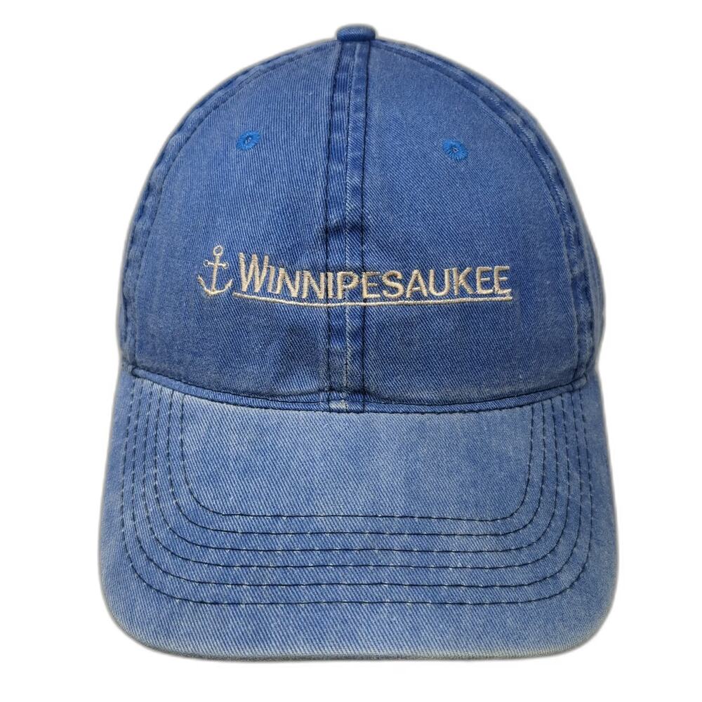 Triangle Sport Headwear Baseball Cap Blue One Size Winnipesaukee Anchor Hat